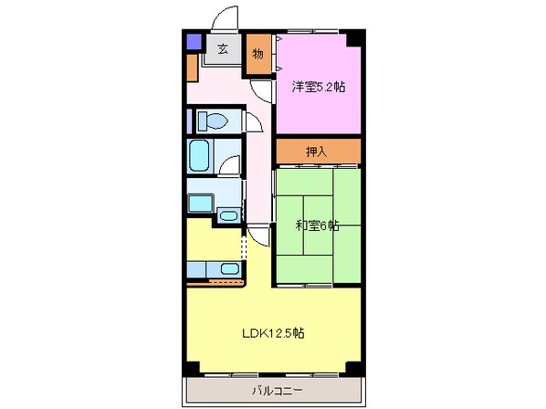 メルベーユ鎌須賀の物件間取画像